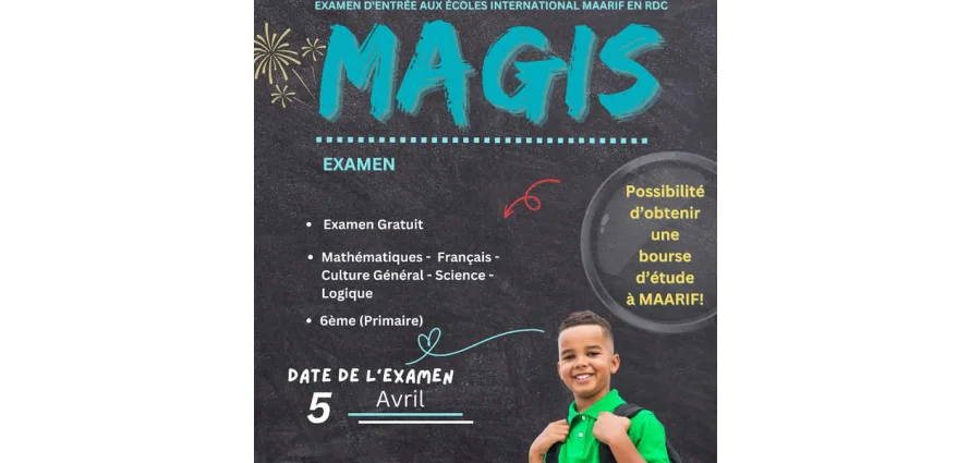 Courez la chance de gagner une bourse avec l'examen Magis!