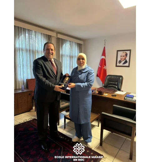 visite à Son Excellence Monsieur Murat ÜLKÜ, l'Ambassadeur de Türkiye en RDC. 